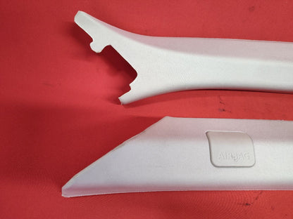 2010-2016 Land Rover LR4 Front A-Pillar Cover Left Right Trim Set - Mist Grey