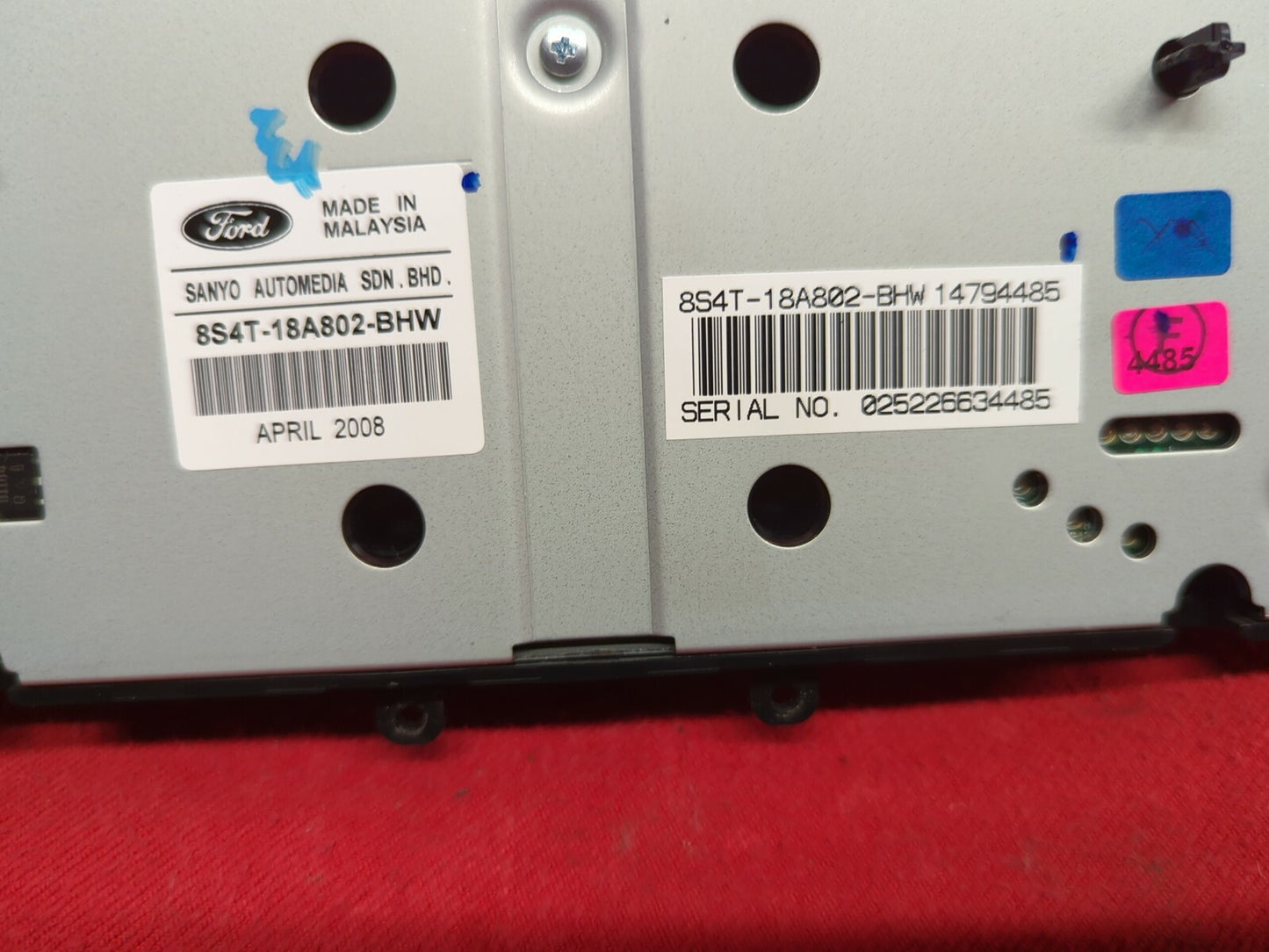 2008 2009 2010 2011 Ford Center Instrument Panel Radio Stereo Control Module