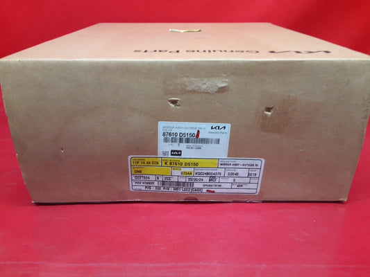 2019 - 2020 Kia Optima Front Left Driver Exterior Door Mirror Assembly NEW OEM