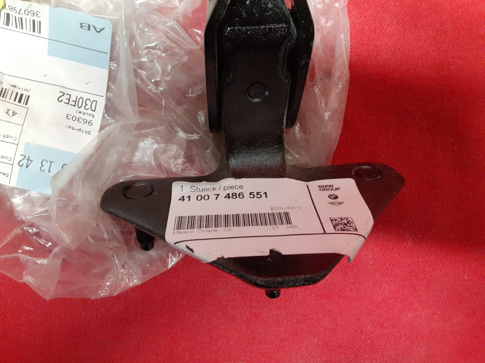 2019 2020 2021 2022 BMW NEW OEM LOWER LEFT Tailgate Trunk Hinge 41-00-7-486-551