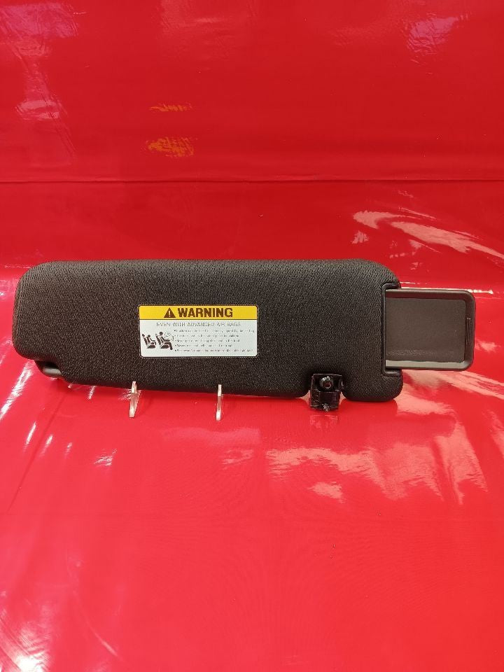 13-16 Hyundai Genesis Coupe LEFT DRIVER Sun Visor Shade Black - Sunroof Style