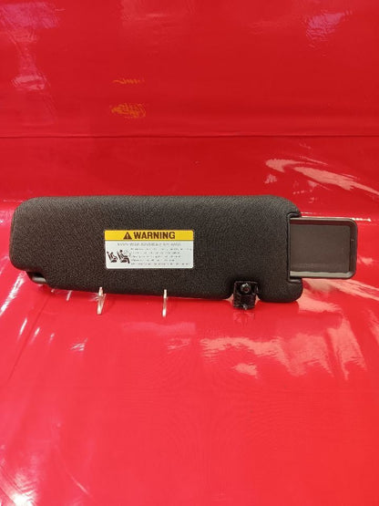 13-16 Hyundai Genesis Coupe LEFT DRIVER Sun Visor Shade Black - Sunroof Style