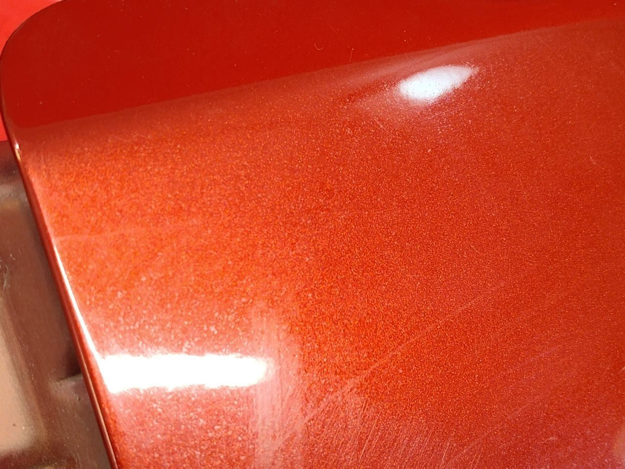 2007 2008 Dodge Charger Fuel Filler Door Lid w/ Cap PRH: Inferno Red Crystal
