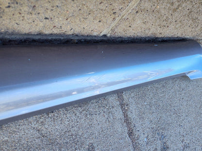 2012-2019 Fiat 500 FRONT LEFT DRIVER Rocker Panel Molding PSC Pompei Silver