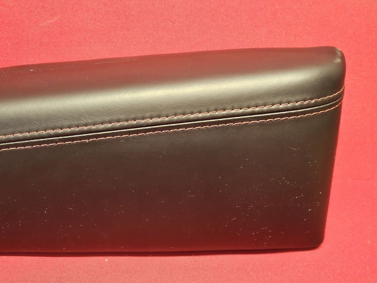 2015-2017 Dodge Durango RT Right Passenger FRONT Door Armrest Leather RED STITCH