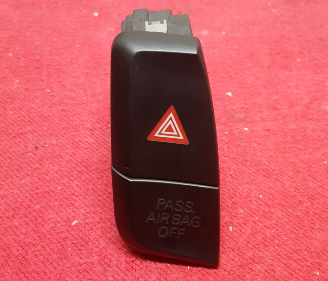 2008 -2017 Audi S4 S5 A4 Trim Bezel Hazard Button WITH Passenger Bag Light