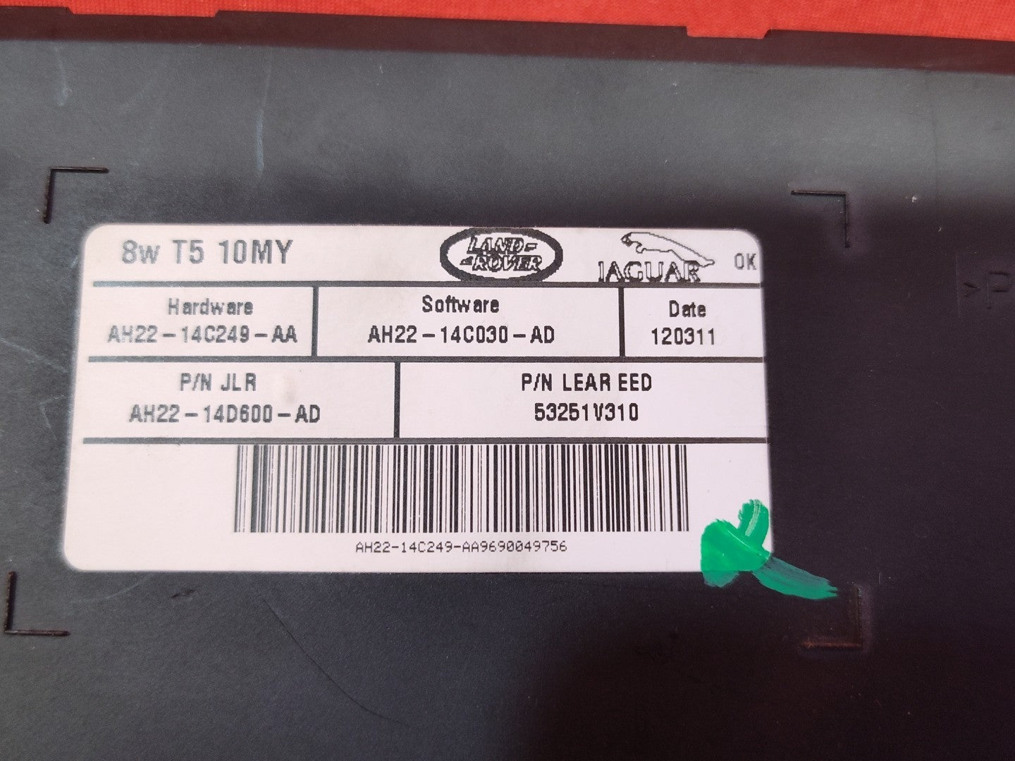 2010 - 2013 Land Range Rover 10-16 LR4 Power Seat Control Module W/ MEMORY