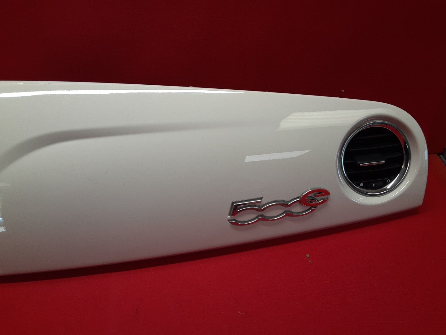 2013-2019 Fiat 500e Instrument Panel Trim Bezel White 1VH561W9AB