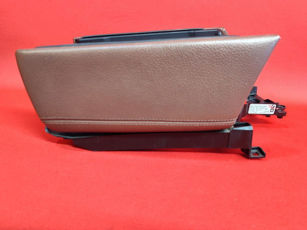 2010-2016 BMW 528i 535i 550i Auto Trans Front Console Armrest Dakota Leather