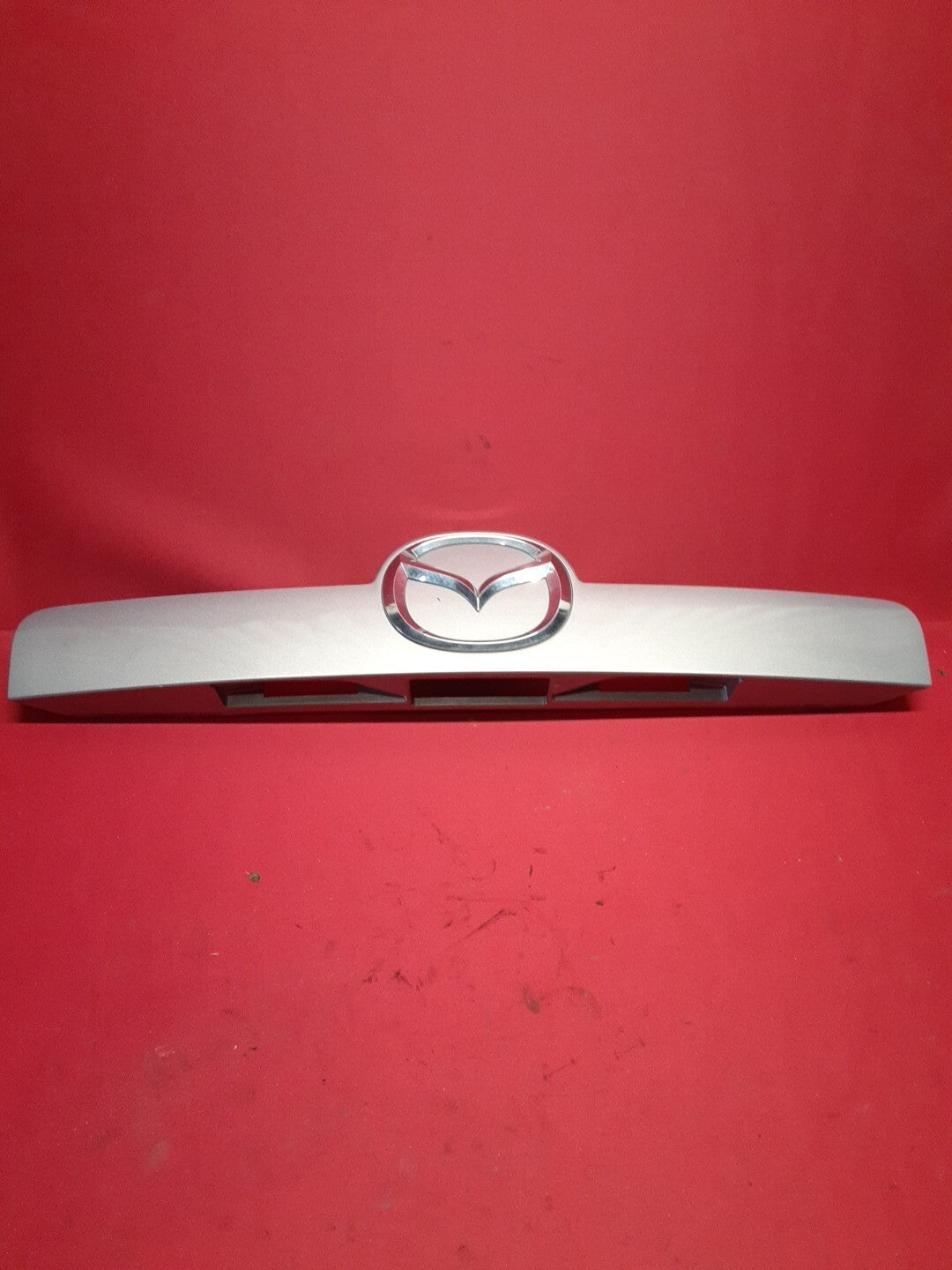 2007 Mazda CX-7 Lift Gate Handle Panel Moist Silver Metallic 30S