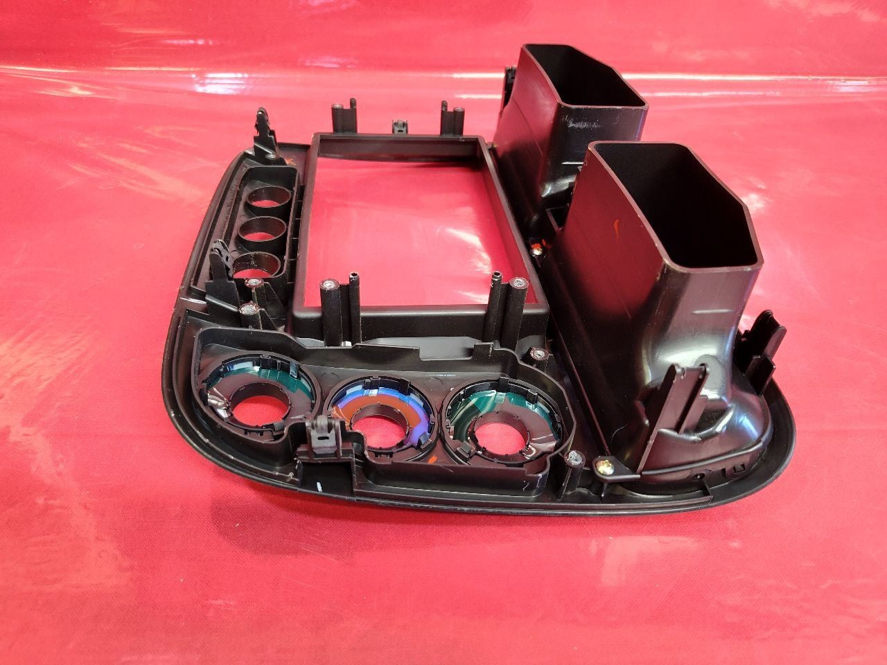 2001 2002 Honda Civic Coupe Radio Climate w/ A/C Air Vent Faceplate Bezel