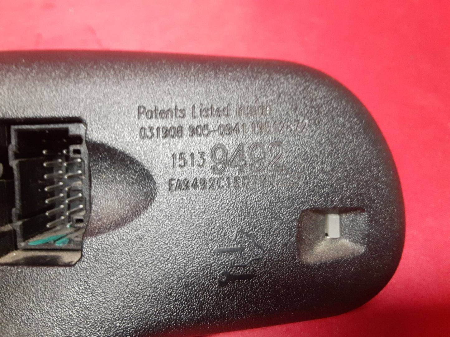 2007 2008 GMC Chevy Cadillac Rearview Mirror AUTODIM ONSTAR COMPASS 15139492