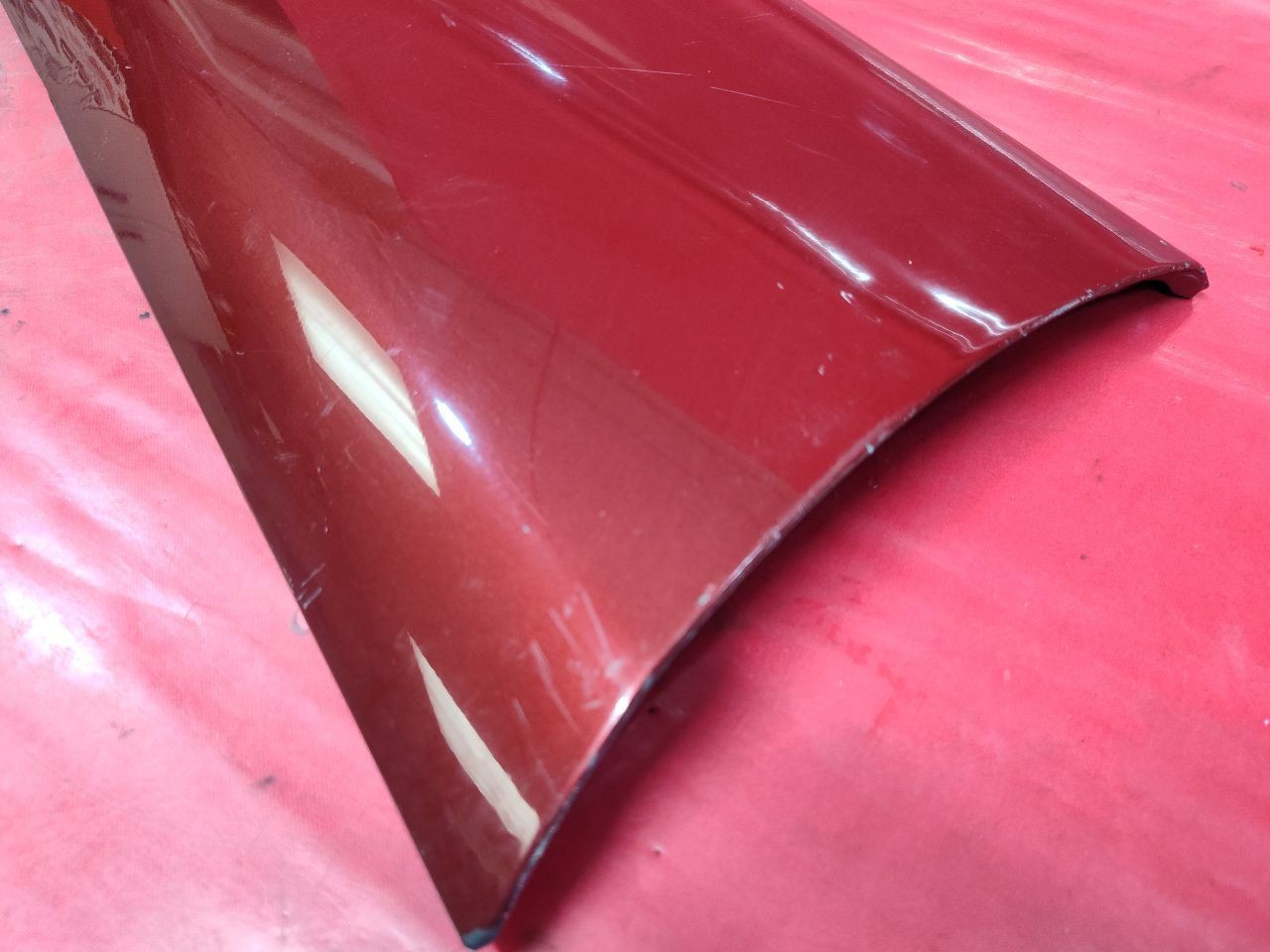 2003-2005 Toyota 4Runner FRONT LEFT DRIVER Door Trim Panel Moulding Cladding Red