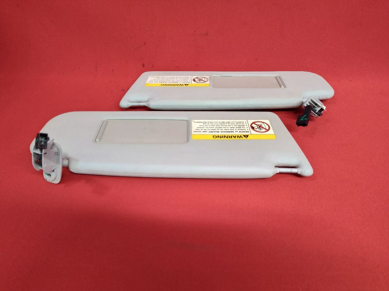 2000-2006 VW Volkswagen Passat Jetta Golf Sun Visor Shade SET Pearl Grey