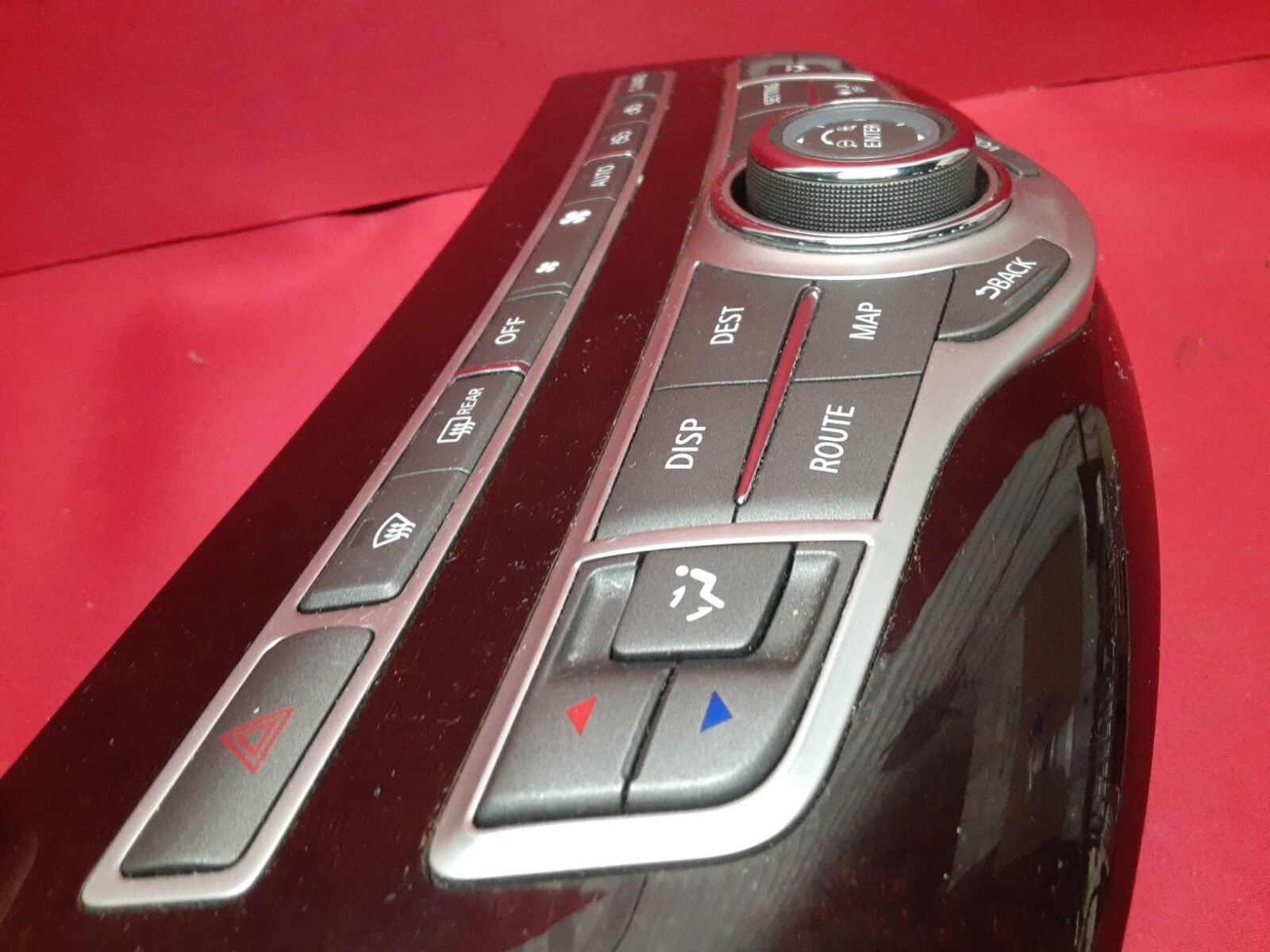 2011 - 2018 Infiniti HVAC A/C Heat Climate Control Unit DARK Wood 28395-1MA2B