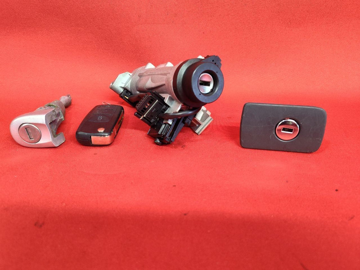 2007-2010 Jetta AUTO TRANS Ignition Lock Cylinder Door Tumbler Key Fob SET