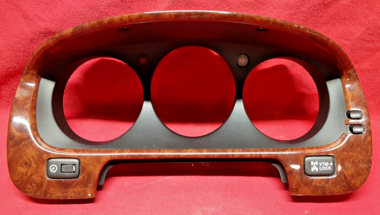 2004 2005 2006 Acura MDX Touring Speedometer Cluster WOOD GRAIN Bezel VTM-4 Diff