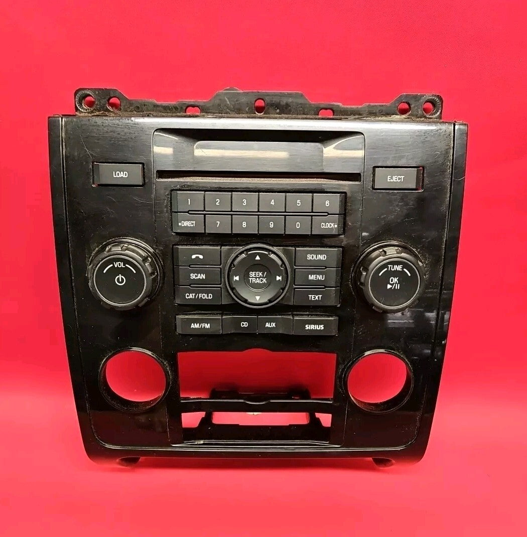 2012 Ford Escape Radio AM/FM/CD Radio Unit Face Bezel Control 9L8T-18A802-BB