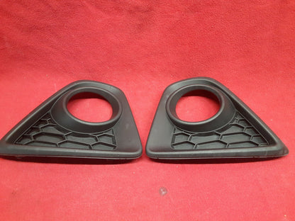 2013 2014 2015 Mazda CX-5 Front Bumper Fog Light Trim Bezel Honeycomb Black SET