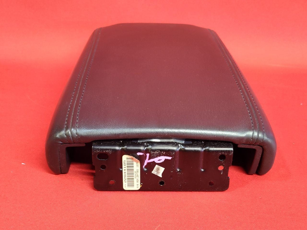 2007-2012 Chevy Buick GMC Center Console Armrest Lid Black Leather 22844185
