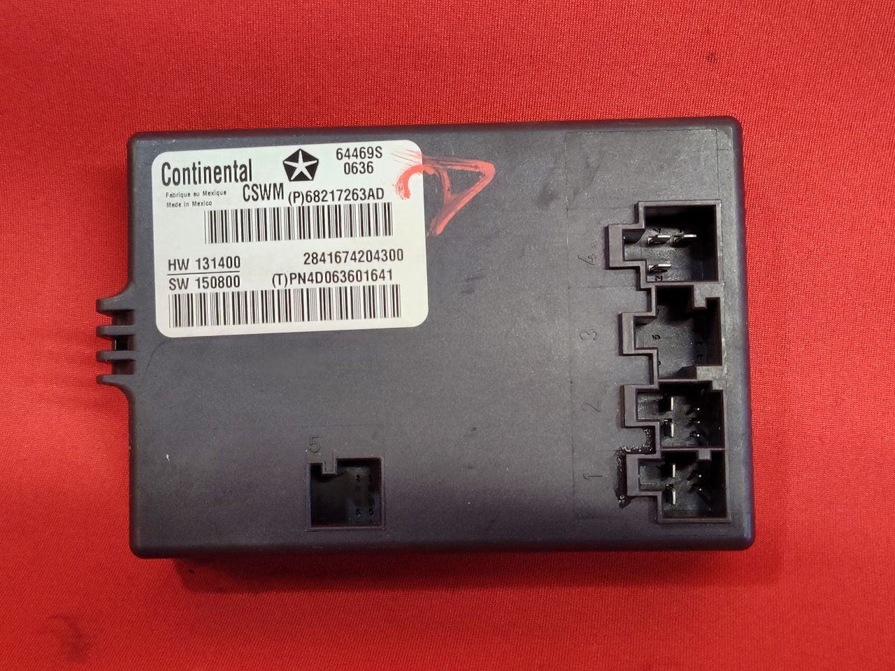 2011-2020 Dodge Chrysler Jeep Ram Heated Seat Control Module 68217263AD