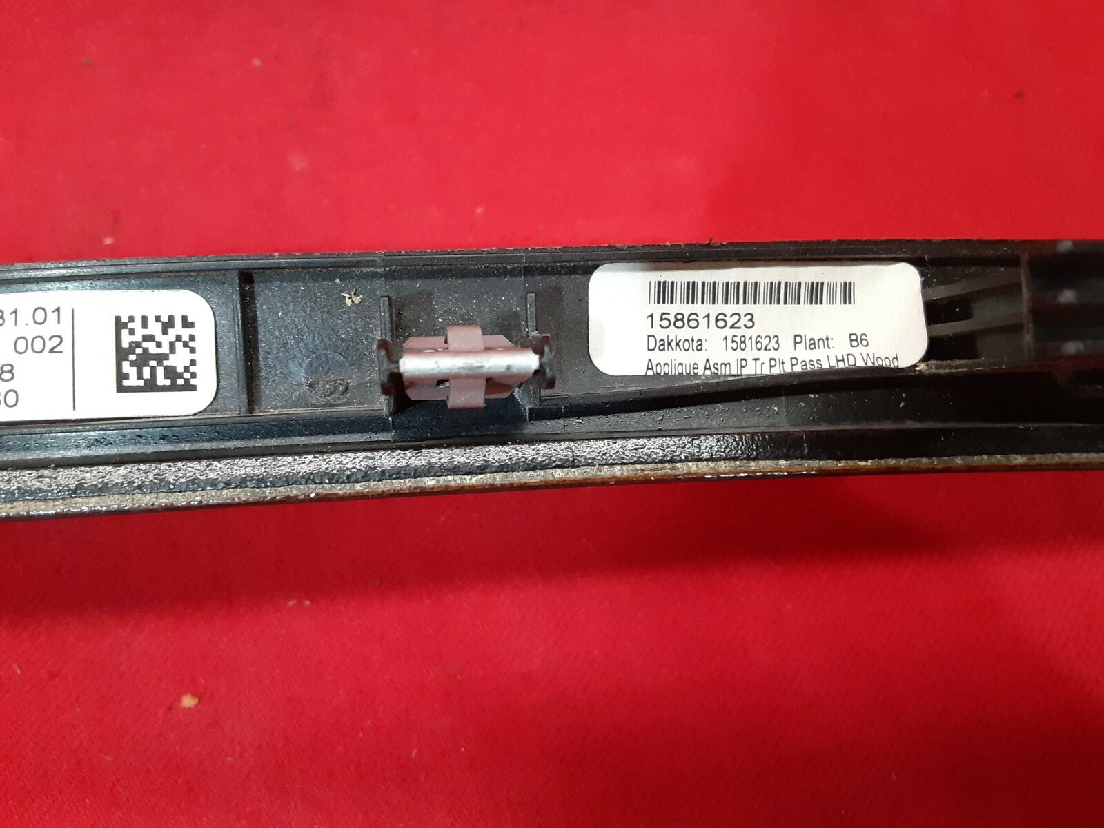 2008 - 2013 Cadillac CTS Wood Grain Dash Bezel Trim Molding 7-Prong