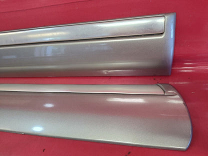 2000-2004 Chevy Suburban Front Rear Door Moulding Trim SET 382E Pewter Metallic