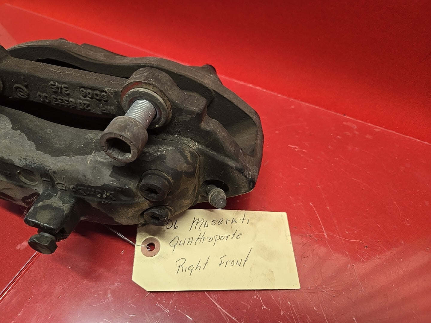 2003 - 2007 Maserati Quattroporte 07-13 GranTurismo FRONT PASSENGER Caliper