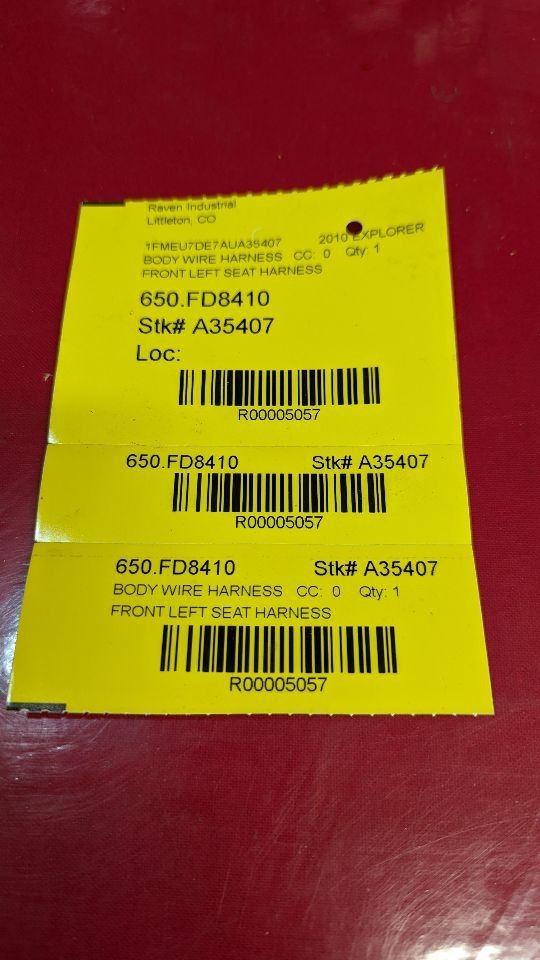2006-2010 Ford Explorer Mercury Mountaineer LEFT DRIVER Seat Wiring Harness