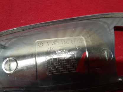 2012 Mercedes C300 C-Class RIGHT SIDE Front or Rear Chrome Door Handle Insert