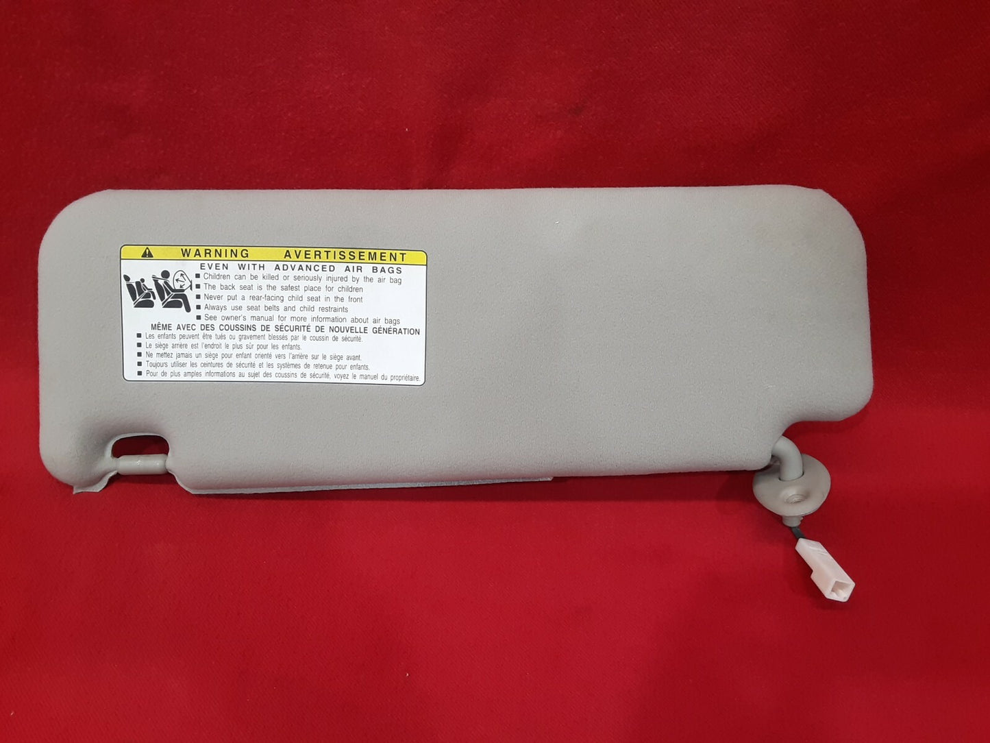 2004 - 2009 Toyota Prius Sun Visor - Passenger Side Right - 7431047190E0