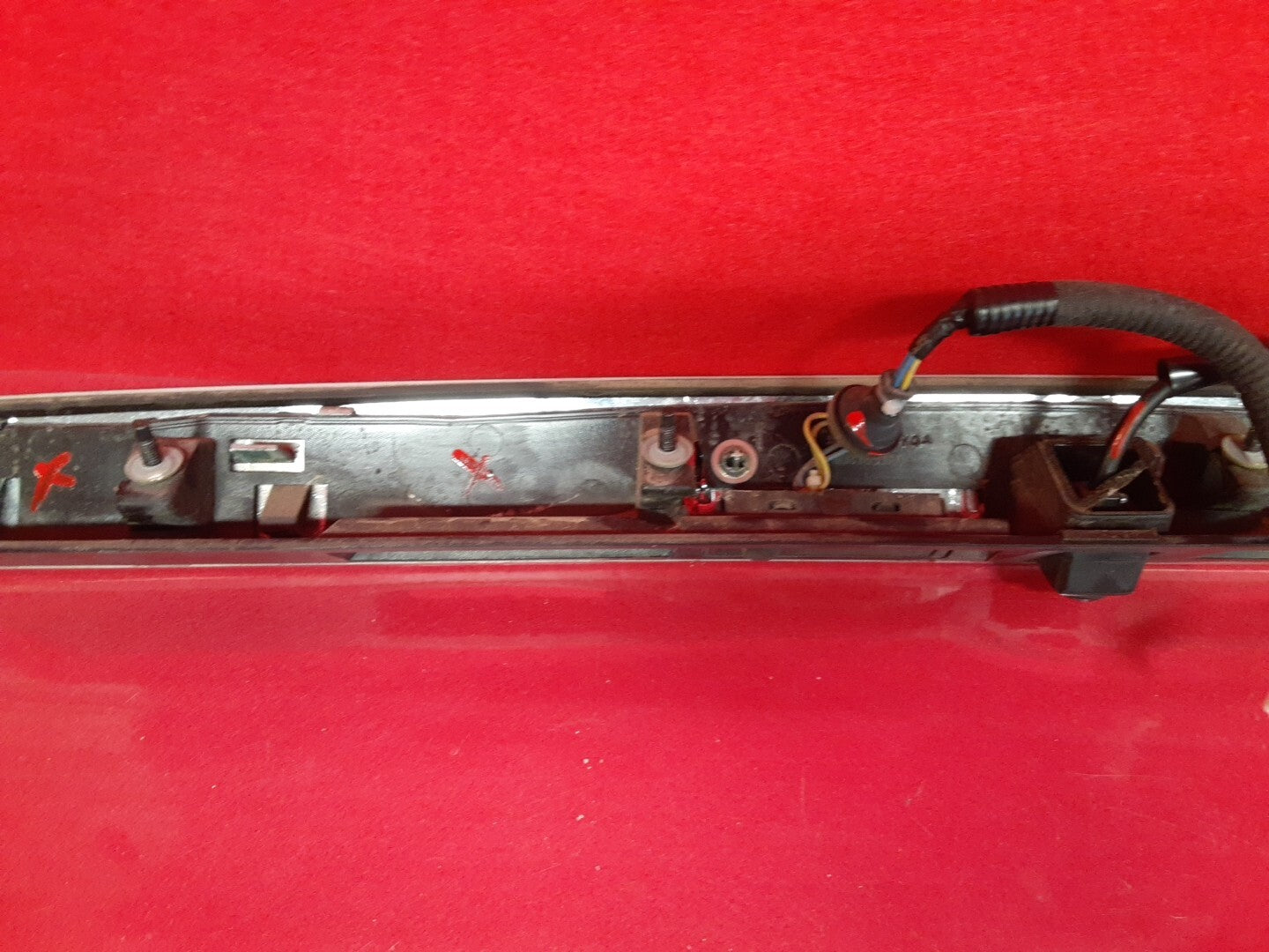2013 Infiniti JX35 QX60 Rear Liftgate Trunk Lid Chrome Panel W/ Rear Camera OEM