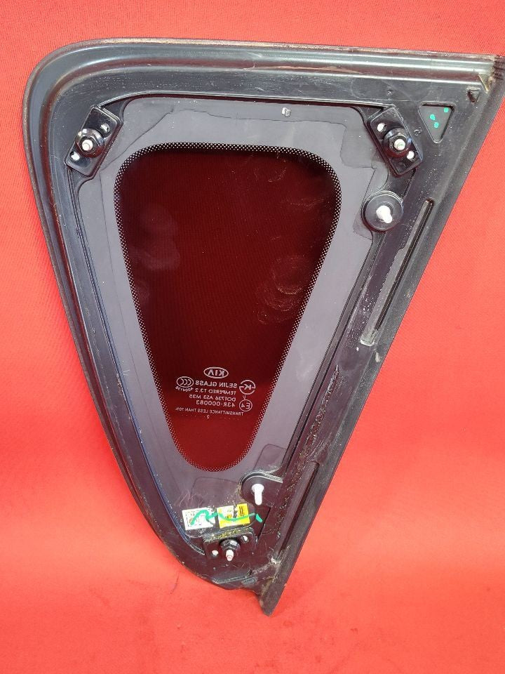 2010 2011 2012 2013 Kia Soul -70% Left Driver Rear Quarter Glass 87810-2K020