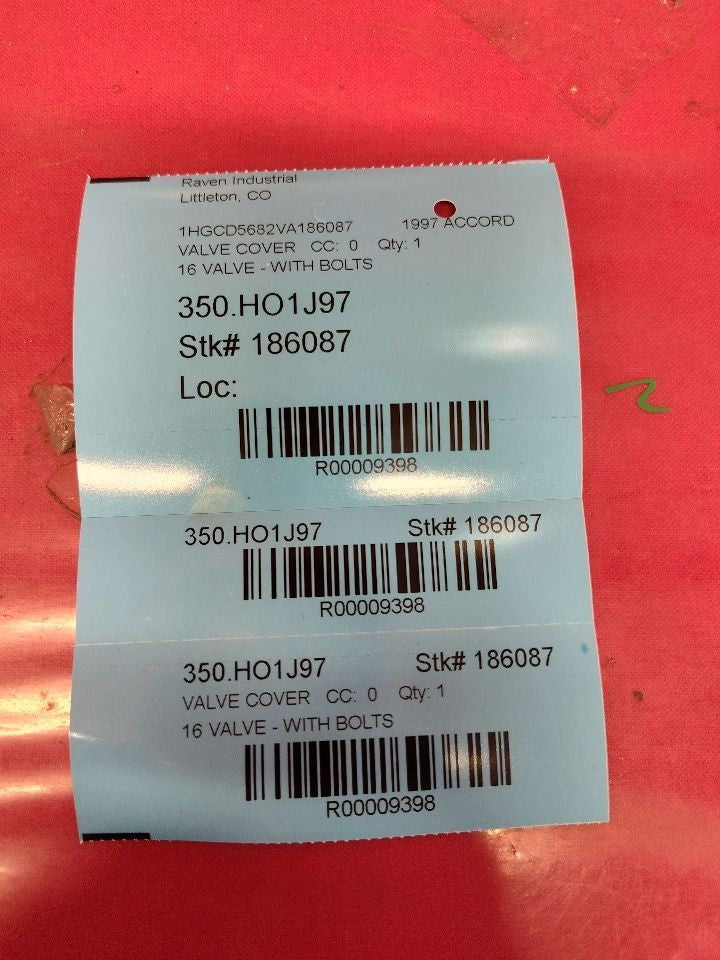 1996 1997 Honda Accord 4-Cylinder Head Valve Rocker Cover 12310-P0J-A01