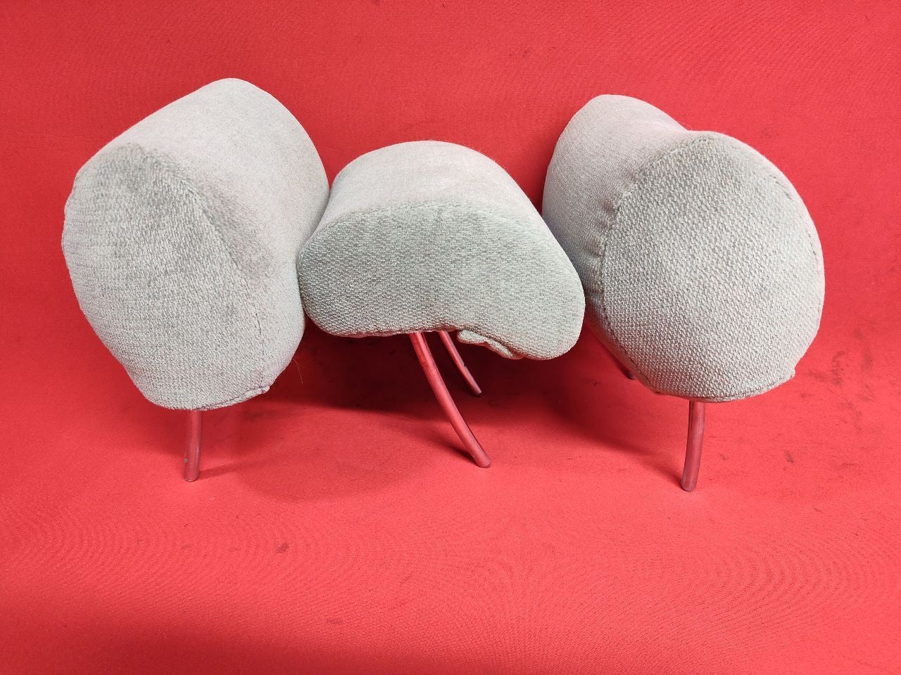 2000-2004 Subaru Outback / Legacy 03-04 Baja Wagon REAR Headrest Set BEIGE Cloth
