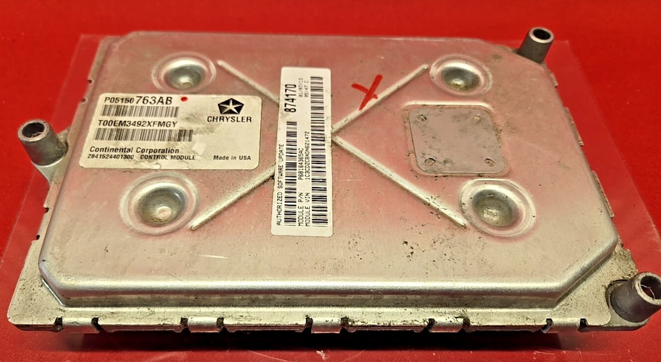 2013 Dodge Avenger Chrysler 200 2.4L PCM PCU Powertrain Control Module