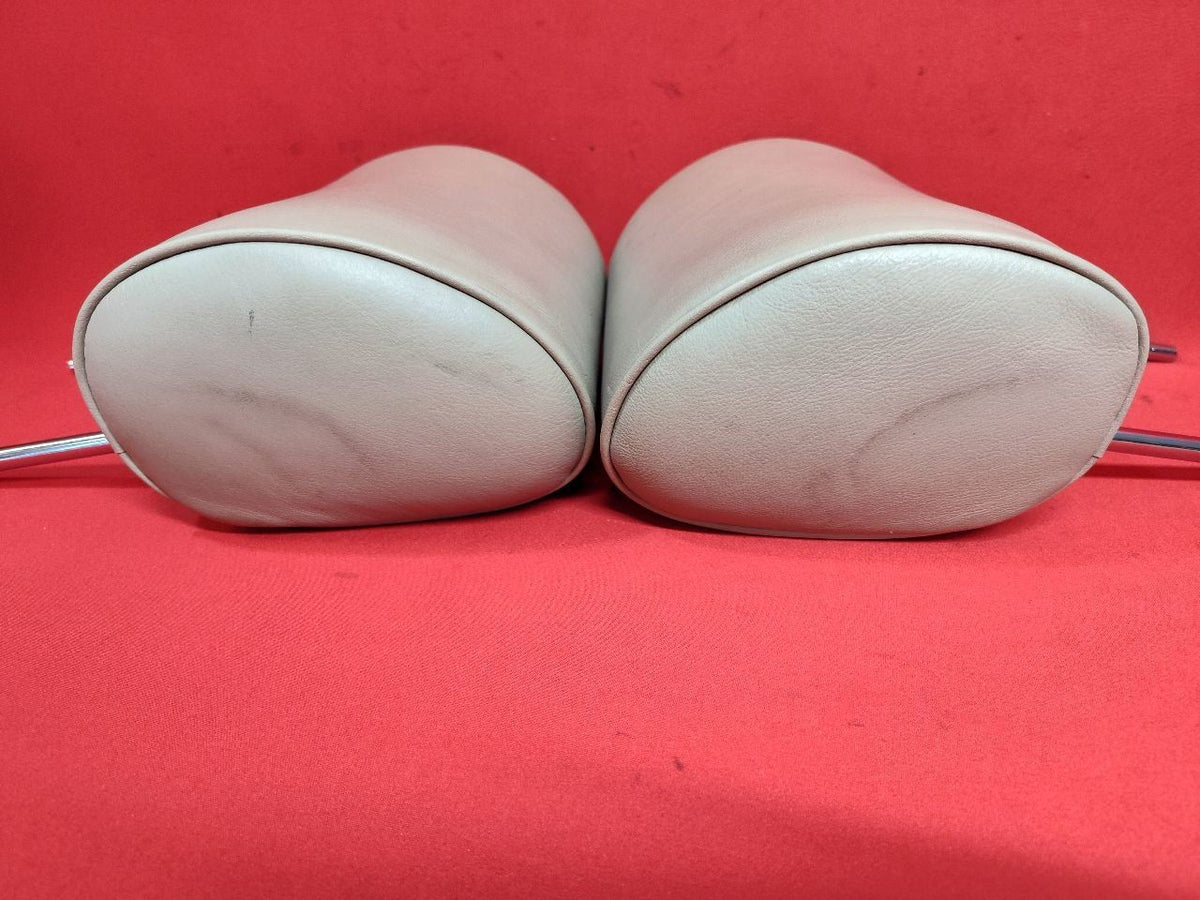 2002-2005 Lexus GS300 GS430 Rear Bench Seat Headrest Set w/ Leather IVORY