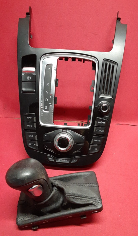 2009 Audi A4 Quattro Gear Shift Audio Nav Control Assembly w/ Knob *READ*