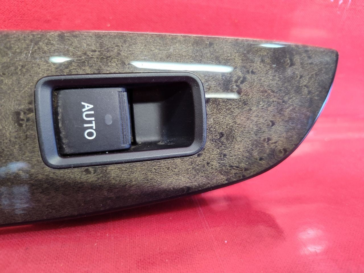 2010-2013 Lexus IS250 IS350 Left Driver REAR Window Switch w/ Woodgrain Bezel