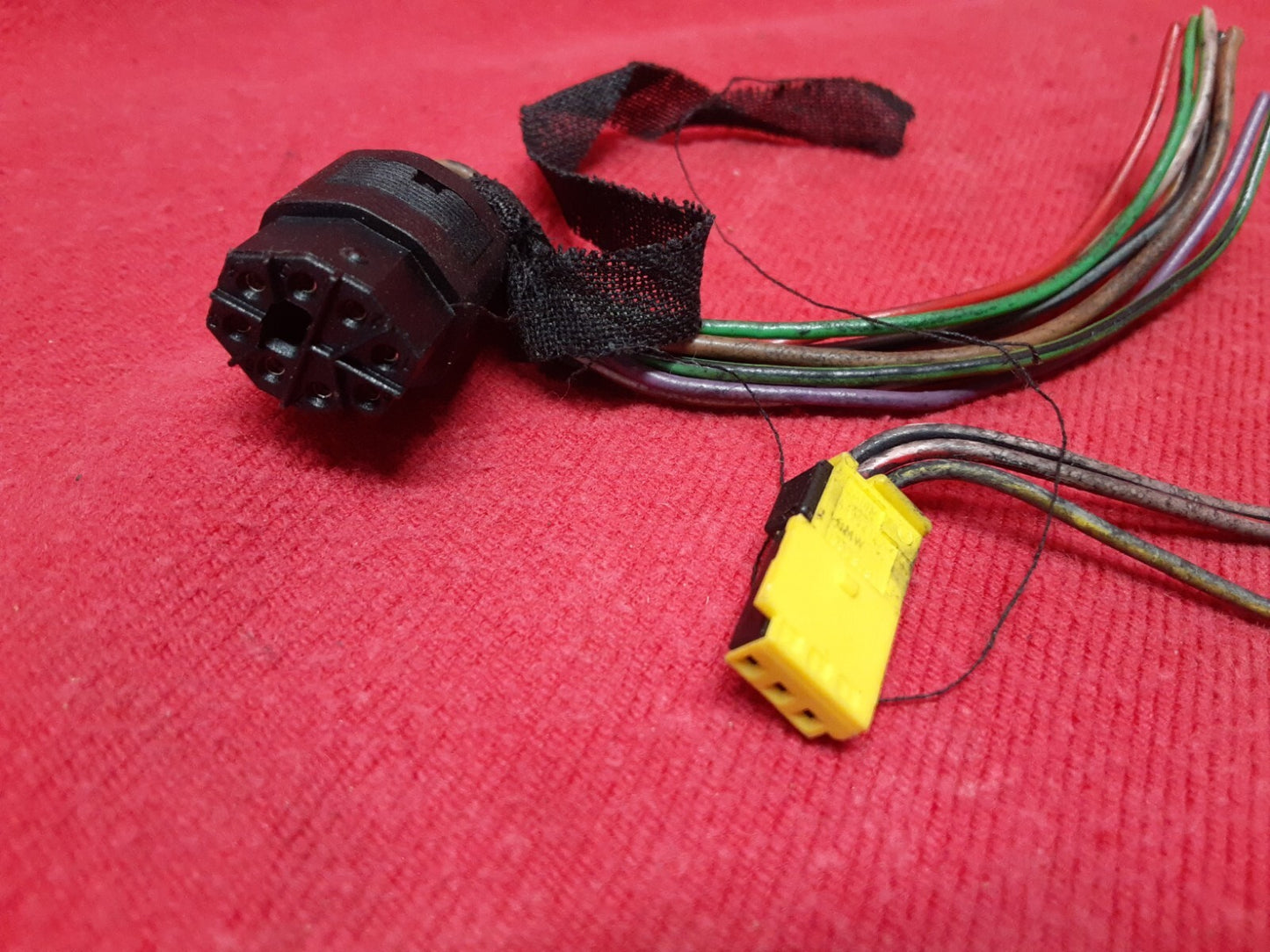 1994 - 2000 Mercedes Interior Auto Dim Alarm Rearview Mirror 2108100617 PIGTAILS
