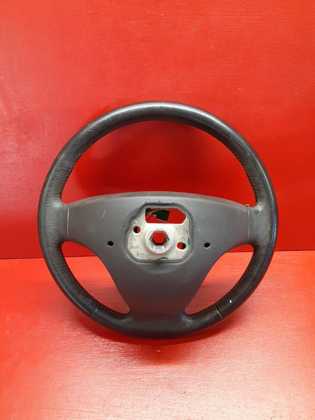 2004-2007 Volvo S40 Black Leather Steering Wheel W/ Cruise Control 8687334