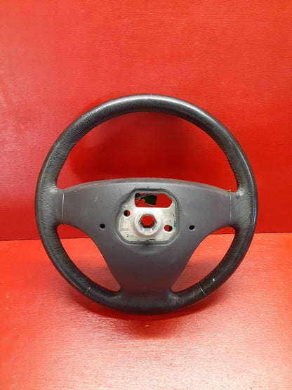 2004-2007 Volvo S40 Black Leather Steering Wheel W/ Cruise Control 8687334