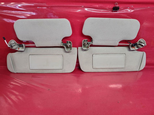 2003 2004 Chevy GMC Cadillac Sun Visor Sunshade Set Extended Illuminated SET