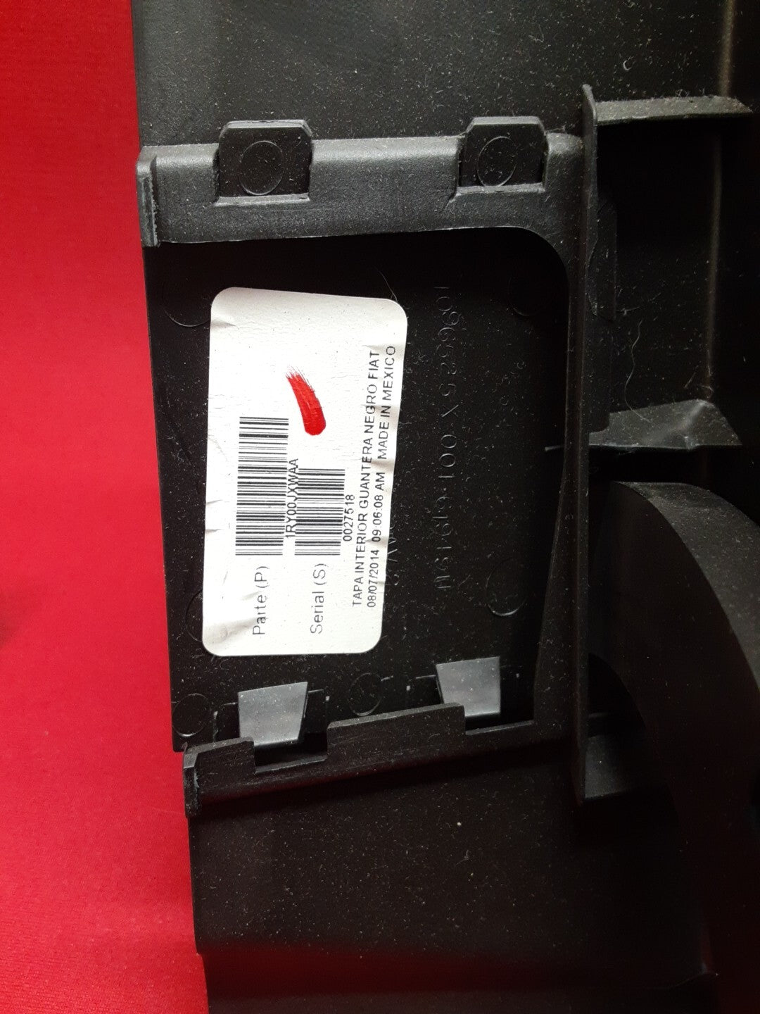 2015 Fiat 500 / Fiat 500e Instrument Panel Glove Box 5SV56JXWAB