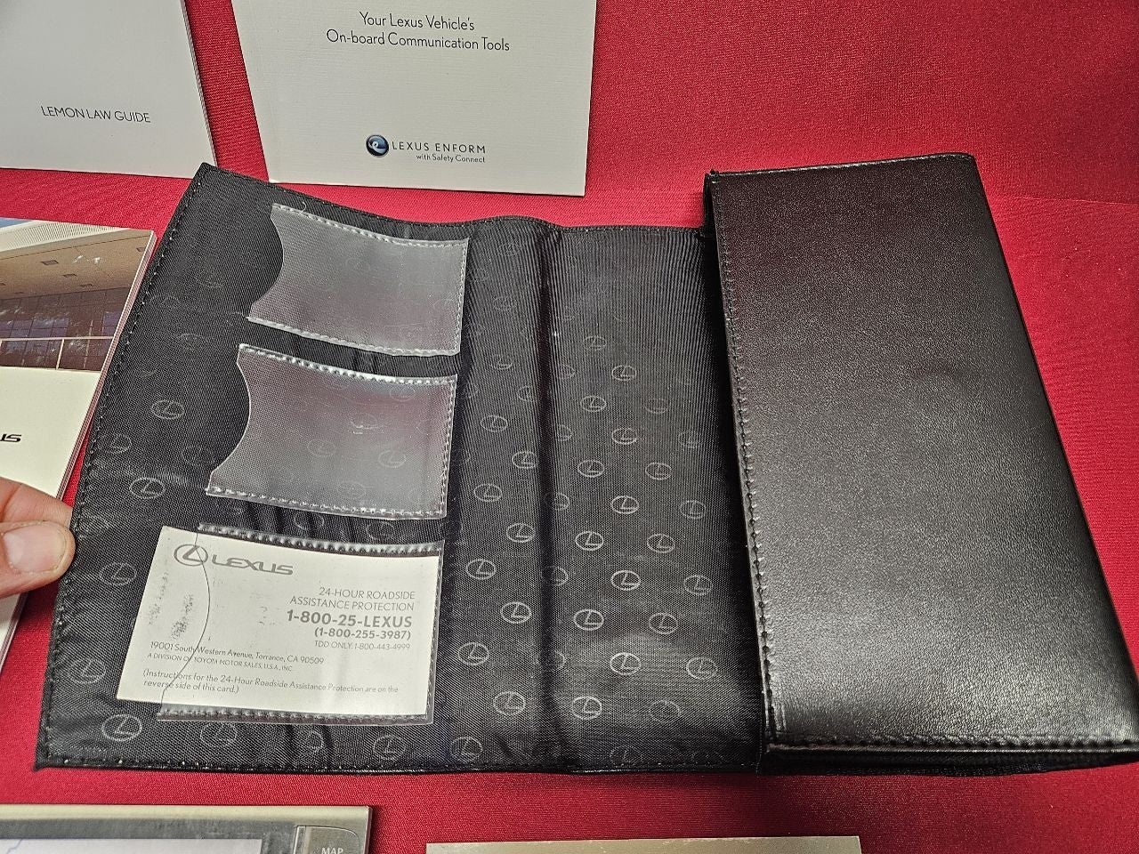 2010 Lexus IS250 Base Model 2.5L V6 A/T Owner's Manual Information Set w/ Case