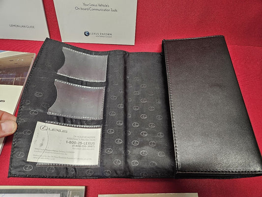 2010 Lexus IS250 Base Model 2.5L V6 A/T Owner's Manual Information Set w/ Case