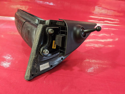 06-09 Hyundai Accent LEFT DRIVER Door Mirror Basic Textured Black Manual Adjust