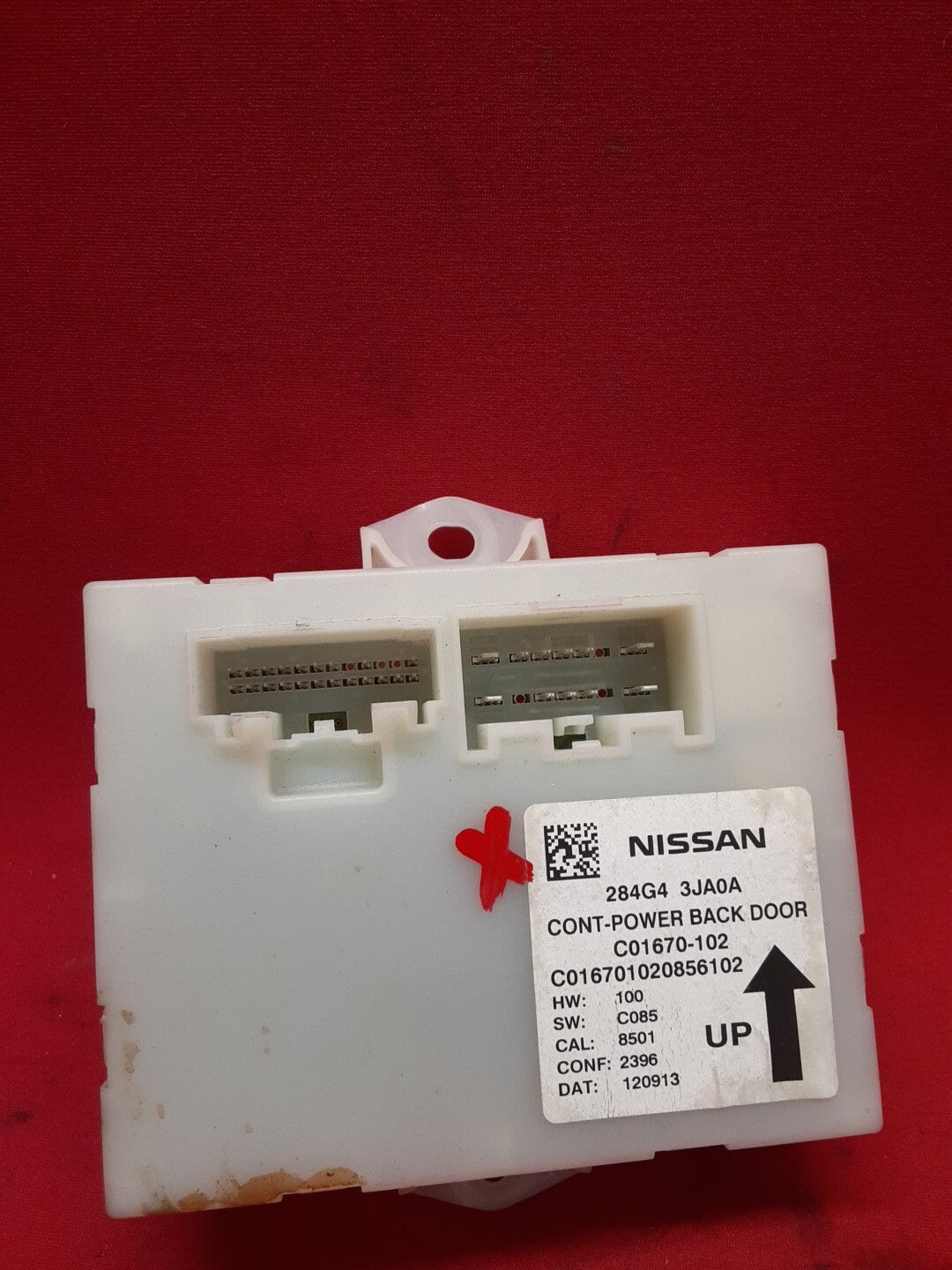 2013 Infiniti JX35 Tailgate Liftgate Back Door Power Control Module OEM