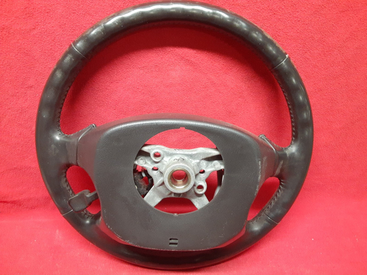 2000 2001 2002 2003 2004 2005 Subaru Steering Wheel Black Leather w/ Cruise