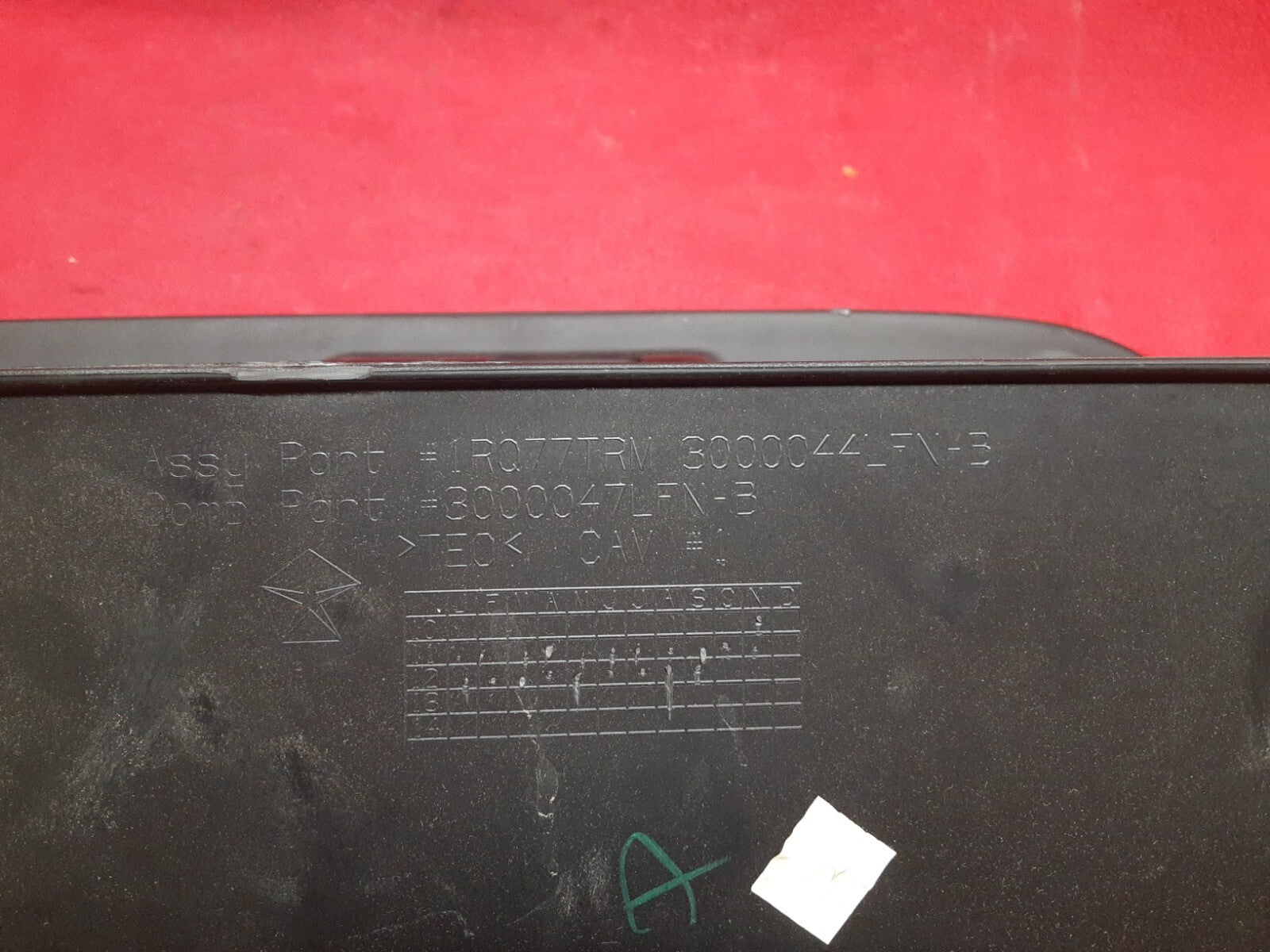 2011 - 2020 Dodge Journey Black Instrument Panel Glovebox Insert Door w/ Latch